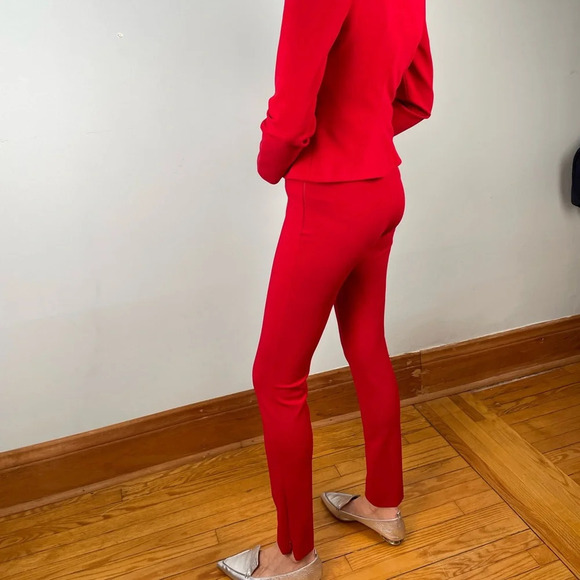 Valentino Slim Straight Navy pants, size 2 - Picture 4 of 10